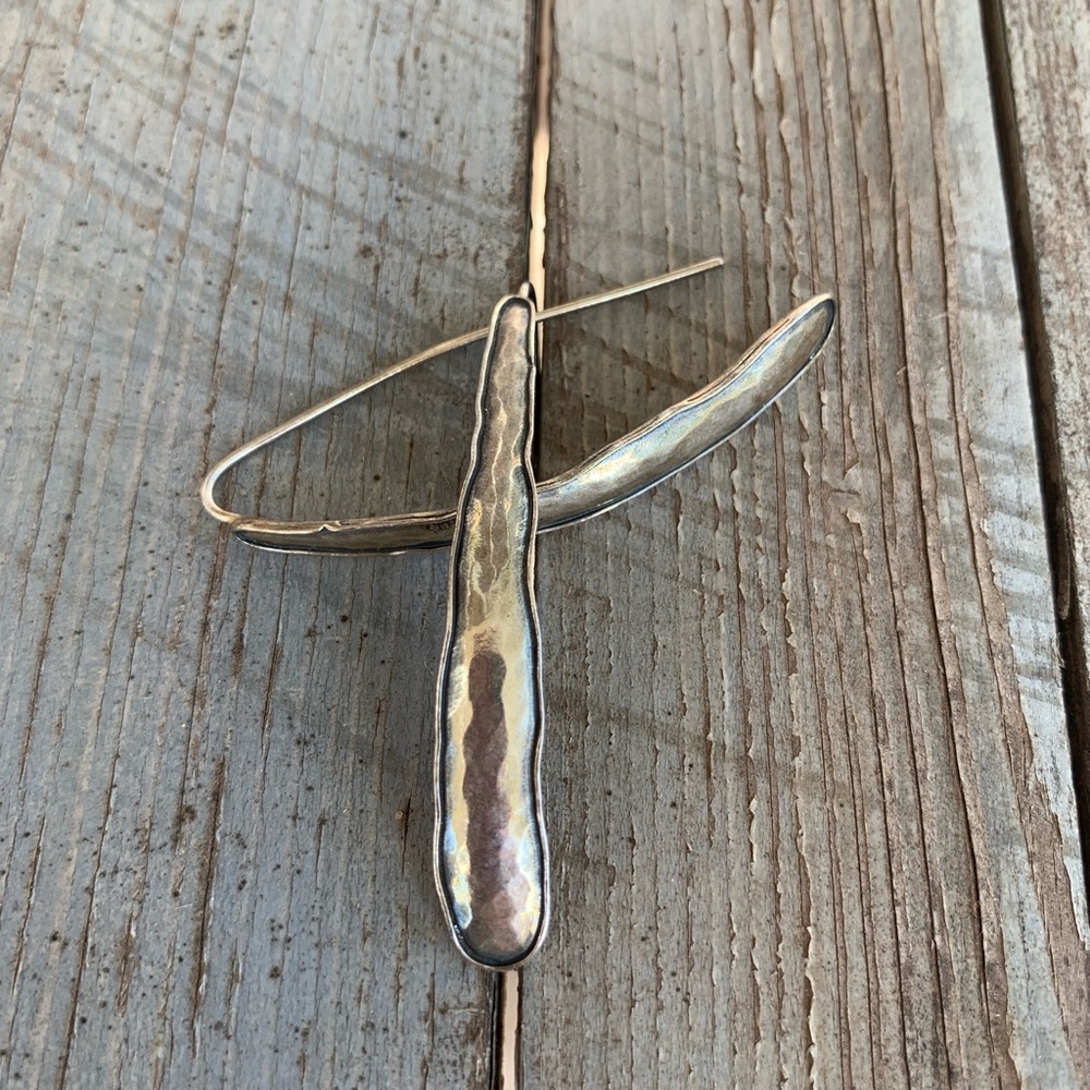 Western Sterling Silver Drop Earrings